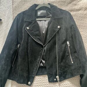 Blank NYC Black Suede Jacket